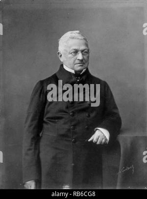 Adolphe Thiers, Marie Joseph Louis Adolphe Thiers (1797-1877), französischer Staatsmann und zweiten gewählten Präsidenten von Frankreich, und der erste Präsident der Französischen Dritten Republik. Stockfoto