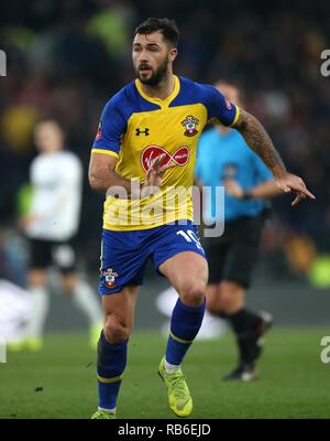 CHARLIE AUSTIN, Southampton FC, DERBY COUNTY V SOUTHAMPTON, die Emirate FA Cup 3. Runde, 2019 Stockfoto