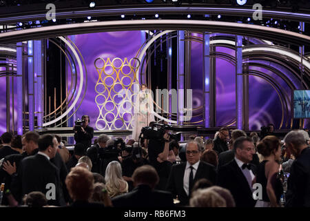 Beverly Hills, USA. 06 Jan, 2019. Lucy Liu präsentiert auf der 76. jährlichen Golden Globe Awards im Beverly Hilton in Beverly Hills, CA am Sonntag, 6. Januar 2019. Credit: PictureLux/Hollywood Archiv/Alamy leben Nachrichten Stockfoto