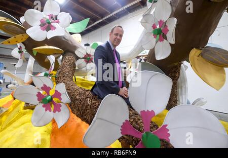 Los Angeles, Kalifornien, USA. Am 4. Januar, 2018. David Eads, Geschäftsführer und CEO von Pasadena Turnier der Rosen. Credit: Ringo Chiu/ZUMA Draht/Alamy leben Nachrichten Stockfoto