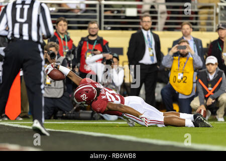 Santa Clara, Kalifornien, USA. 7 Jan, 2019. Januar 07, 2019 - Santa Clara, Kalifornien, USA - vor dem College Football Endspiel nationale Meisterschaft Spiel zwischen der Clemson Tiger und die Alabama Crimson Tide am Levi's Stadion, Santa Clara, Kalifornien. Quelle: Adam Lacy/ZUMA Draht/Alamy leben Nachrichten Stockfoto