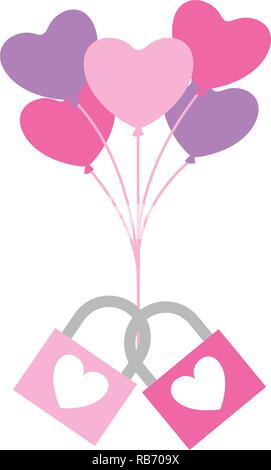 Valentine-Tageskarte Stock Vektor