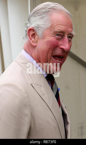 Sandringham England Juli 26 2017 Charles der Prinz von Wales besucht die Sandringham flower show auf der Royal Sandringham Estate in Norfolk. Stockfoto