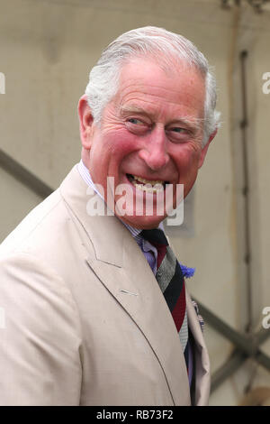 Sandringham England Juli 26 2017 Charles der Prinz von Wales besucht die Sandringham flower show auf der Royal Sandringham Estate in Norfolk. Stockfoto