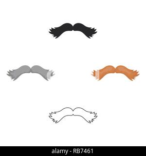 App, Kunst, Friseur, Bart, Cartoon, curl, Design, Gesicht, Gesichtspflege, Fake, Mode, grau, Gringo, Haar, Icon, Illustration, isoliert, Logo, Mann, Maske, Männer, Bart, Schnurrbart, alten, roten, retro, Rasieren, Zeichen, Silhouette, Stil, Symbol, Vector, Vintage, Web, Website, Whisker, Vektor, Vektoren Stock Vektor