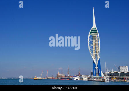 Spinnaker Tower, Portsmouth, Hampshire, England. Stockfoto