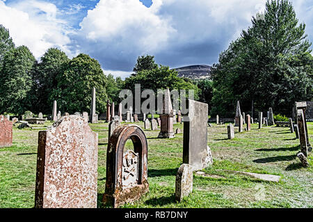 Melrose Abbey (Schottland, Großbritannien) Stockfoto