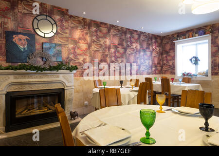 Restaurant Rei dos Leitões in Padova, Bairrada, Portugal, Europa Stockfoto