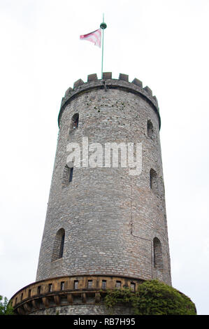 Turm der Sparrenburg Bielefeld Stockfoto