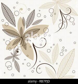 Nahtlose Blumenmuster Stock Vektor