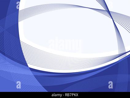 Abstrakte business card, Linien Hintergrund, vector Template Stock Vektor