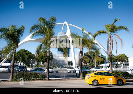 Thema Gebäude. Los Angeles International Airport. Los Angeles. Kalifornien. Stockfoto