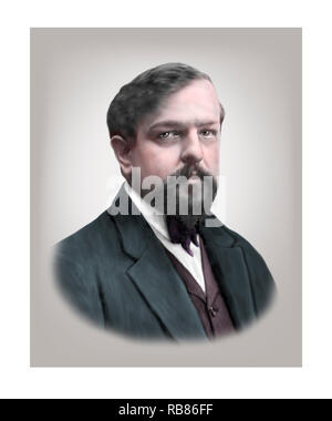 Claude Debussy 1862-1918 französische Komponist Stockfoto