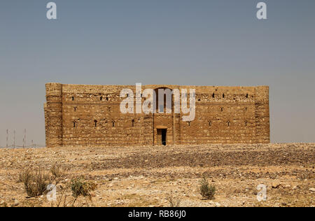 Qasr Kharana, die Wüste schloss im Osten Jordanien Stockfoto