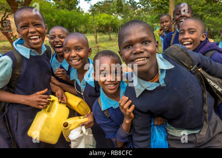 Schüler Machakos, Kenia. Stockfoto