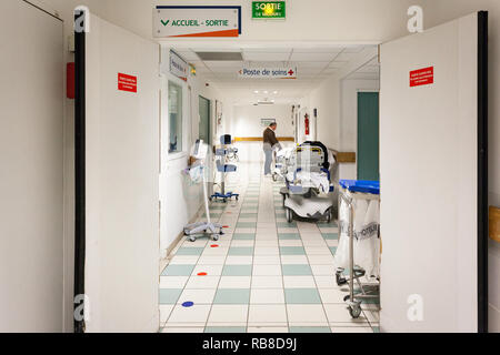 Notaufnahme im Krankenhaus von Aix-en-Provence Stockfoto