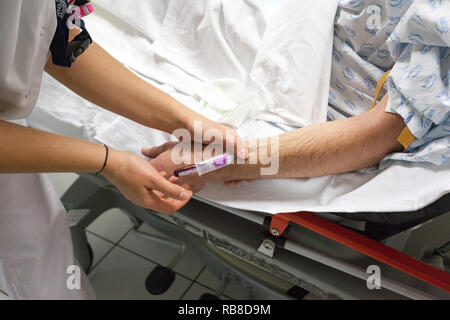 Notaufnahme im Krankenhaus von Aix-en-Provence Stockfoto