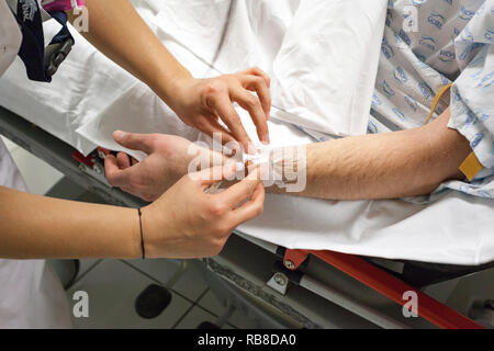 Notaufnahme im Krankenhaus von Aix-en-Provence Stockfoto