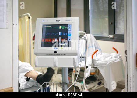 Notaufnahme im Krankenhaus von Aix-en-Provence Stockfoto