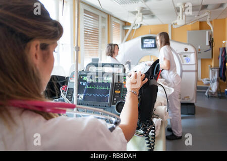 Notaufnahme im Krankenhaus von Aix-en-Provence Stockfoto