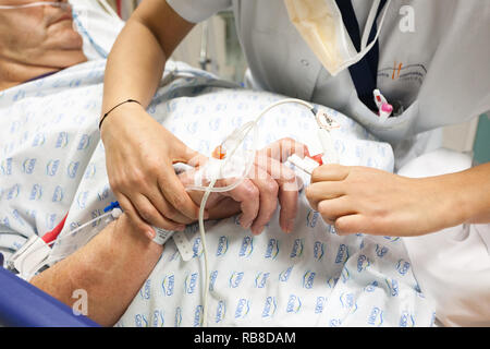 Notaufnahme im Krankenhaus von Aix-en-Provence Stockfoto