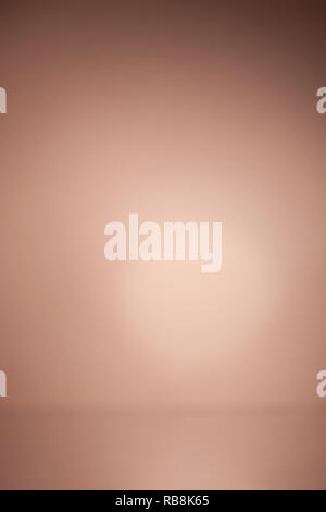 Beige Farbverlauf Hintergrund. Brown Gradient Hintergrund. Stockfoto