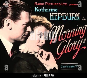 Katherine Hepburn 'Morning Glory' Film Werbung Stockfoto