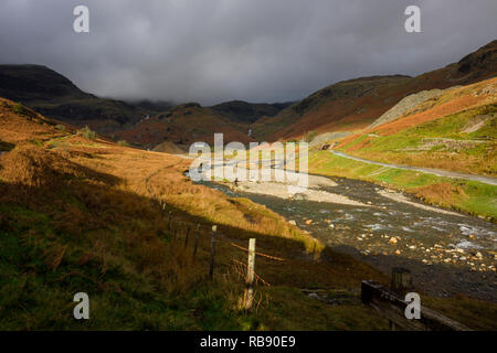 Coppermines Tal im Lake District National Park in der Nähe von Coniston, Cumbria, England. Stockfoto