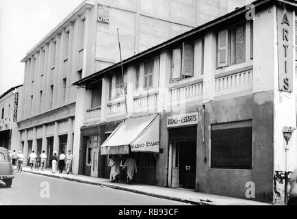 Dakar (Senegal) in den 50er Jahren: 18 Rue des Essarts Stockfoto