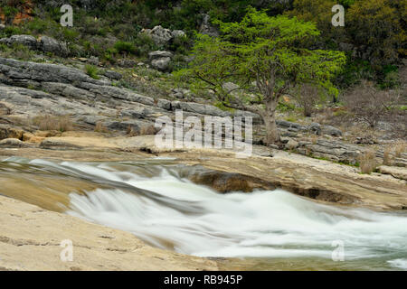 Pedernales River, Pedernales Falls State Park, Texas, USA Stockfoto