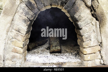 Feuer Flammen in Brand Katastrophen der Natur, Detail Stockfoto