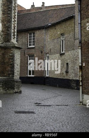 Typisches holländisches Haus, Detail der Europäischen Stadt Stockfoto