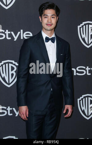 BEVERLY HILLS, Los Angeles, CA, USA - Januar 06: Ross Butler kommt an der 2019 InStyle und Warner Bros. Bilder Golden Globe Awards nach Party im Beverly Hilton Hotel am 6. Januar 2019 in Beverly Hills, Los Angeles, Kalifornien, USA. (Foto von Xavier Collin/Image Press Agency) Stockfoto