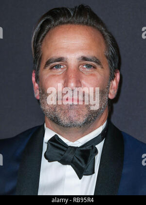 BEVERLY HILLS, Los Angeles, CA, USA - Januar 06: Mike Hatton kommt an der 2019 InStyle und Warner Bros. Bilder Golden Globe Awards nach Party im Beverly Hilton Hotel am 6. Januar 2019 in Beverly Hills, Los Angeles, Kalifornien, USA. (Foto von Xavier Collin/Image Press Agency) Stockfoto