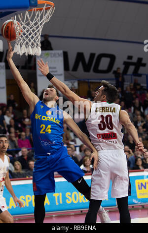 Mestre, Italien. 08 Jan, 2019. Å iÅ™ ina Jakub und Cerella Basketball Champions League Reyer Vs Opava, Venedig Italien 08, Januar 2019 Credit: Unabhängige Fotoagentur/Alamy leben Nachrichten Stockfoto