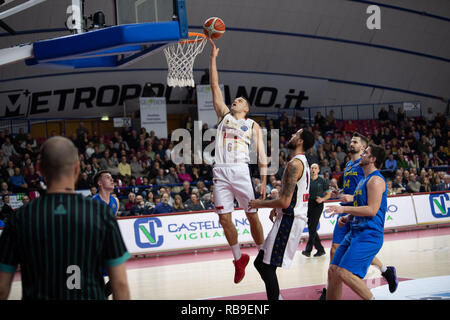 Mestre, Italien. 08 Jan, 2019. Bramos Basketball Champions League Reyer Vs Opava, Venedig Italien 08, Januar 2019 Credit: Unabhängige Fotoagentur/Alamy leben Nachrichten Stockfoto