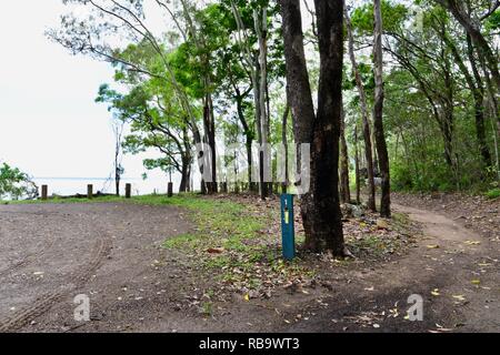 Szenen aus dem Smalleys Strand Zeltplatz, Cape Hillsborough National Park, Queensland, Australien Stockfoto