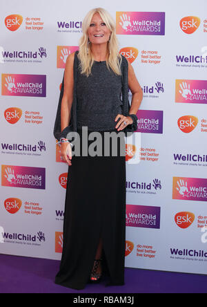 Gaby Roslin kommt an der WellChild Auszeichnungen bei den Royal Lancaster Hotel in London Stockfoto