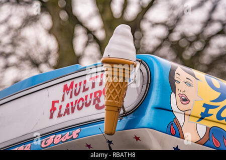 Ice Cream Van detail Stockfoto