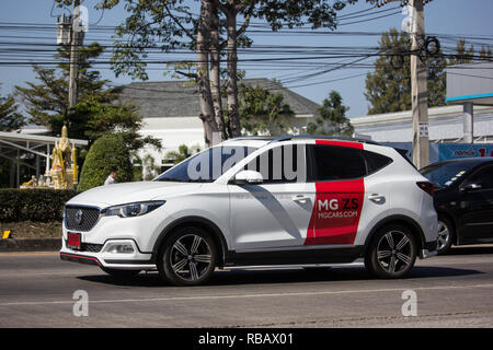 Chiangmai, Thailand - 27. Dezember 2018: Private Suv Auto MG ZS. Produkt von britischen Automotive. Auf der straße Nr. 1001, 8 km von Chiang Mai City. Stockfoto