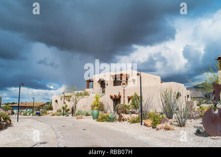 Hacienda Del Sol Guest Ranch Resort in Catalina Foothills, Tucson, Arizona. Stockfoto