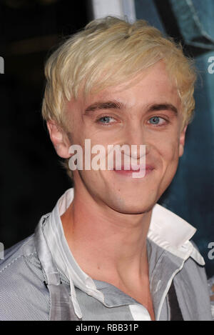 Tom Felton im 'Harry Potter und der Halbblutprinz" Premiere im Ziegfeld Theatre in New York City. Juli 9, 2009. Credit: Dennis Van Tine/MediaPunch Stockfoto