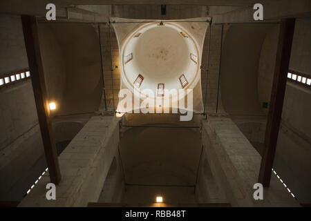 Innenansicht der Kathedrale von Saint Demetrius in Wladimir, Russland. Stockfoto