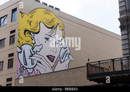 Soho. August 2016. New York City, Vereinigte Staaten von Amerika Stockfoto