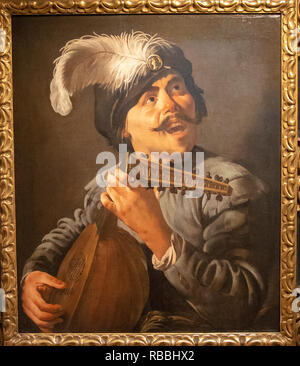 "Die luteplayer' von Hendrick ter Brugghen Stockfoto