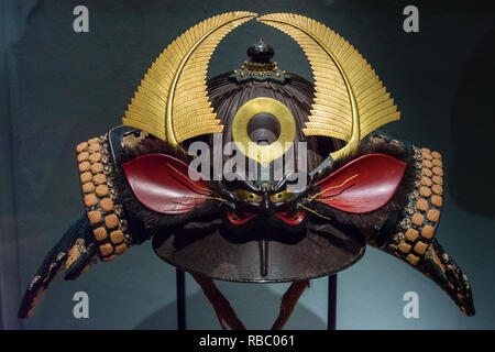 Samurai Krieger Helm Stockfoto