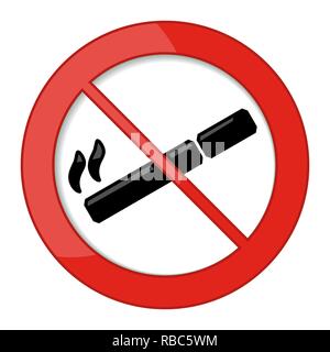 No smoking sign Vector Illustration Stock Vektor