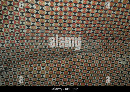 In der Nähe der Decke im Goldenen Tempel Dambulla, Sri Lanka. Es ist das größte und am besten erhaltene Cave Tempel Komplex im Land. Stockfoto