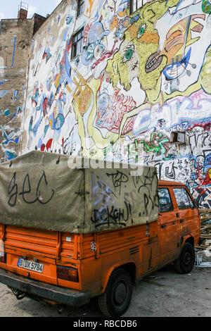 Tacheles künstlerische squatt, Berlin, Deutschland Stockfoto