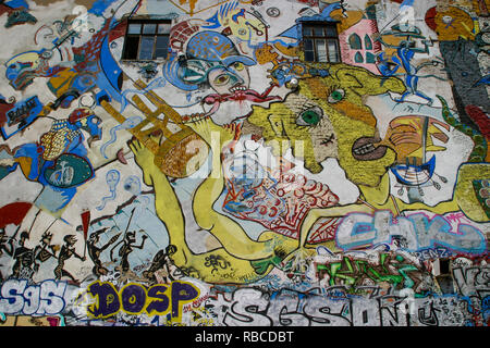 Tacheles künstlerische squatt, Berlin, Deutschland Stockfoto